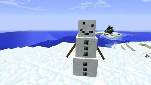 我的世界怎么做雪人