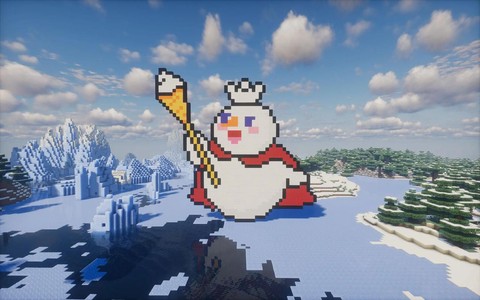 我的世界怎么做雪人[图2]